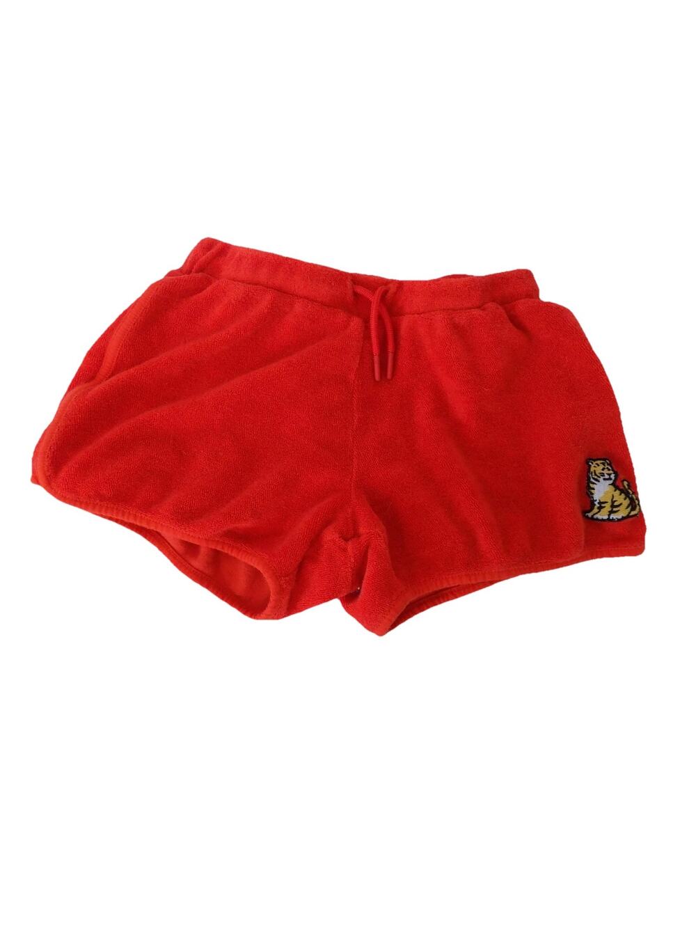 Kenzo kids shorts orange terry cloth girls size 10
